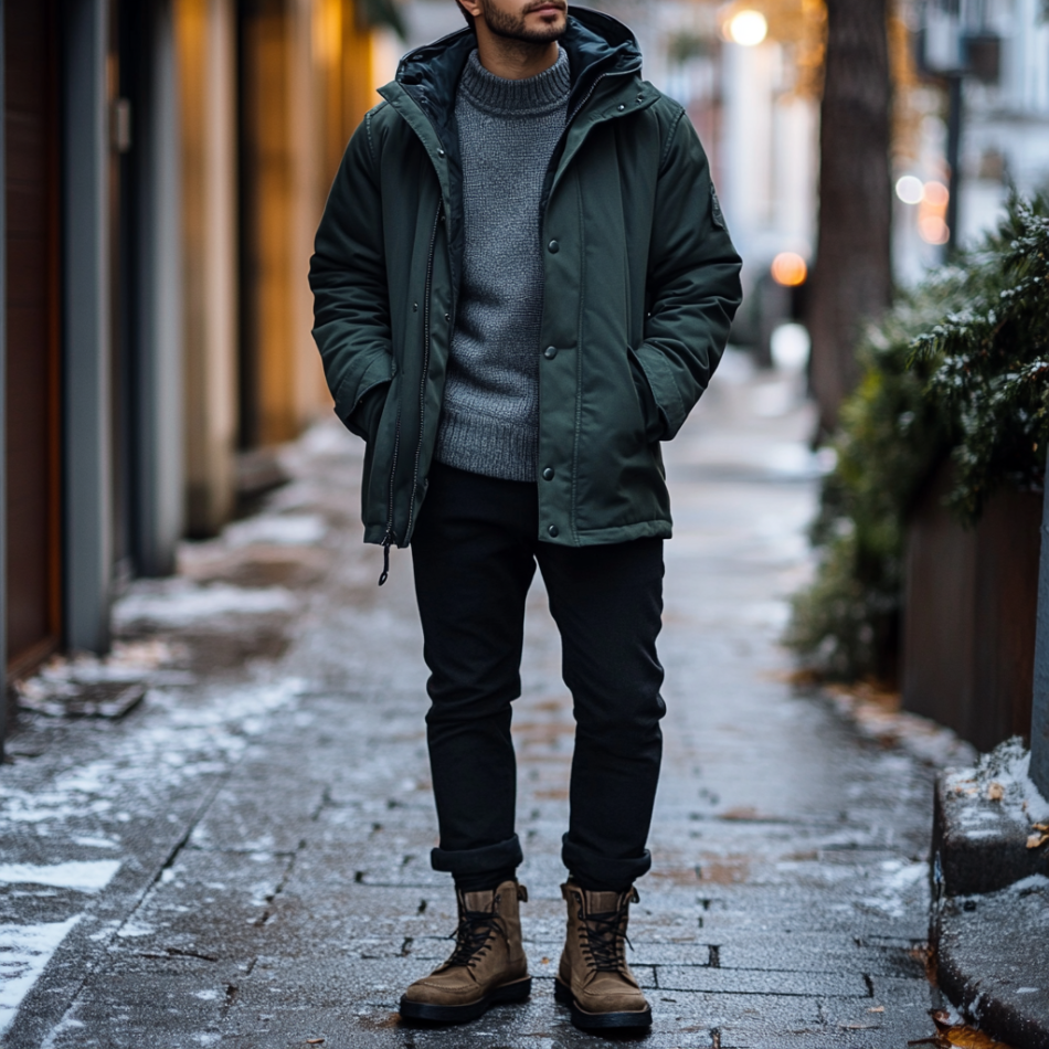 Minimalist Winter Outfits for Men