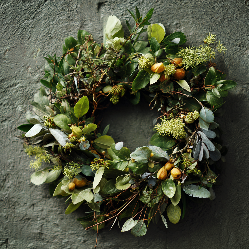 DIY Dried Flower Wreath Autumn