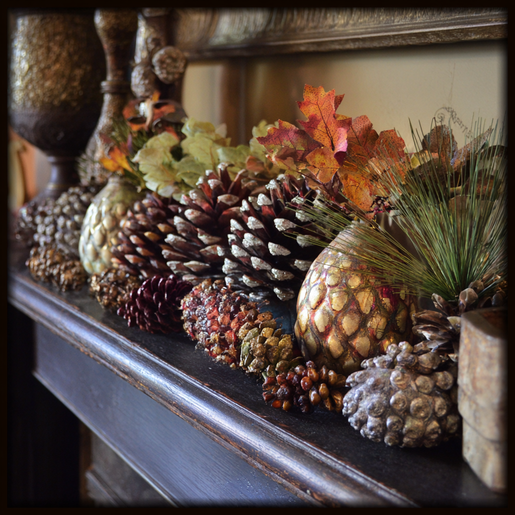 Autumn Mantel Display Ideas