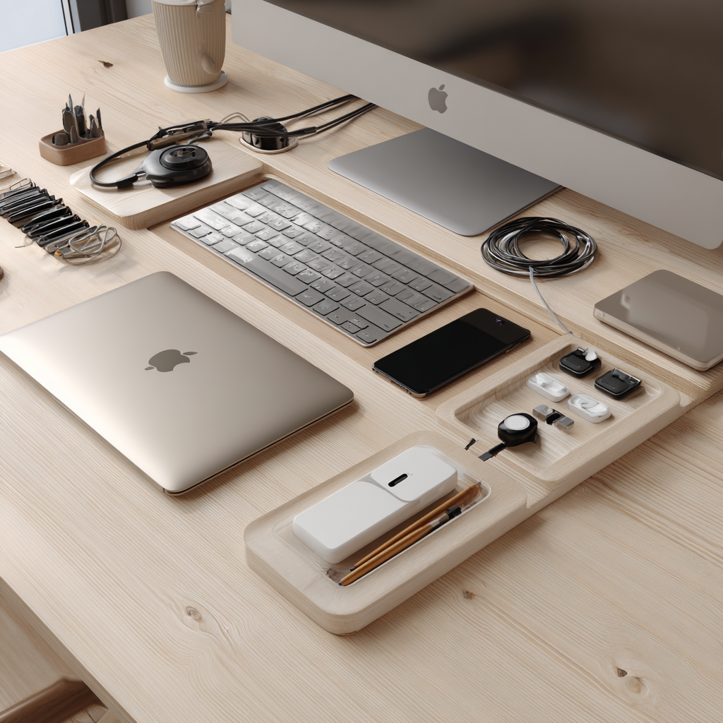 DIY Cord Management for Home Office