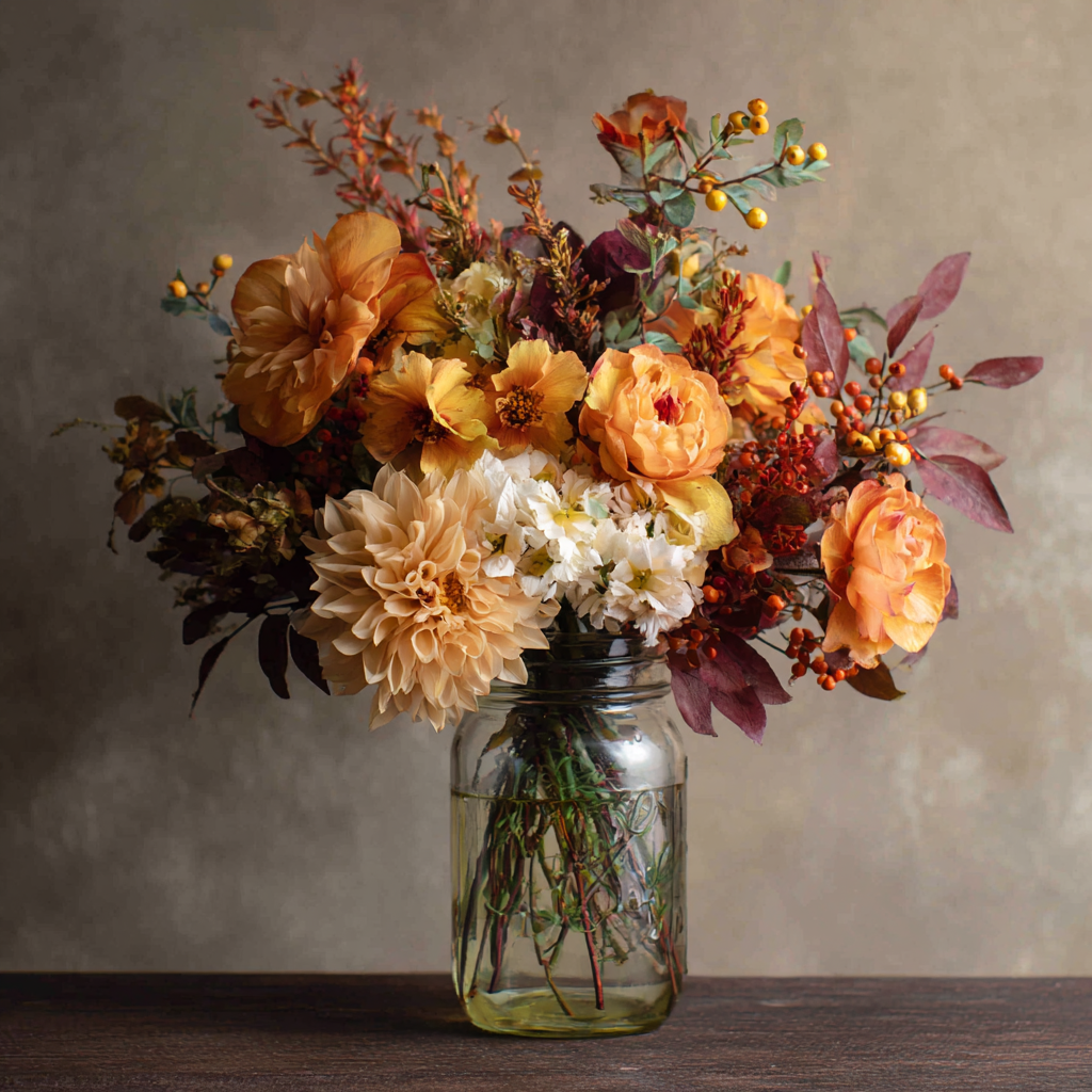 Fall Mason Jar Decor