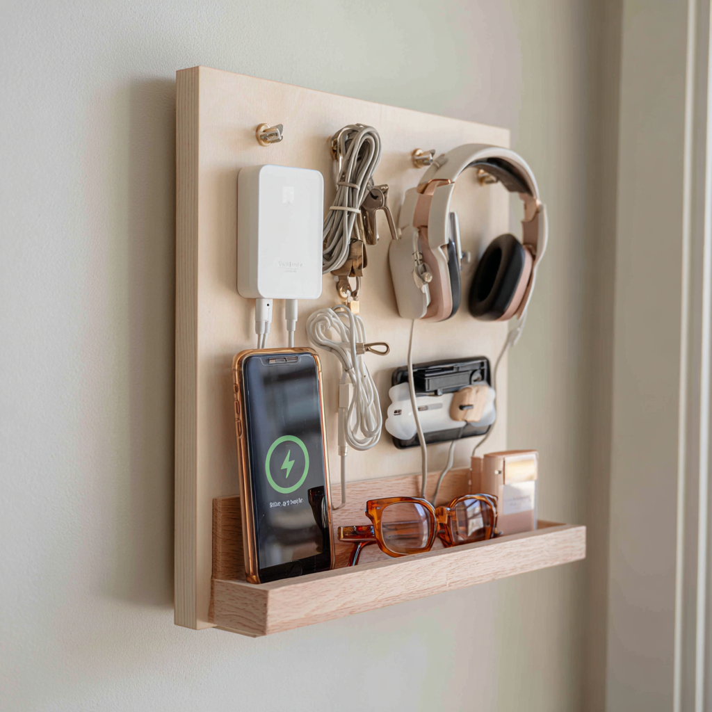 DIY Wall-Mounted Charging Station