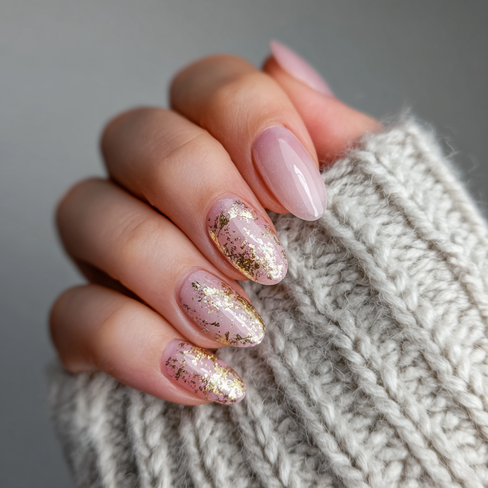 20+ Minimalist Glitter Nails for a Subtle Sparkle
