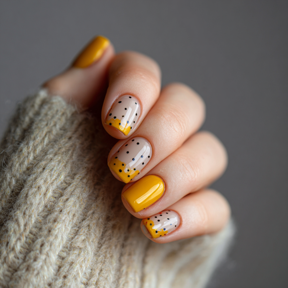 21 Minimalist Polka Dots Nails for Everyday Wear That Look Effortlessly Chic