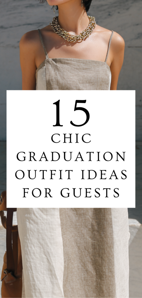 15 Chic Graduation Outfit Ideas for Guests (Simple, Classy & Effortlessly Put-Together)