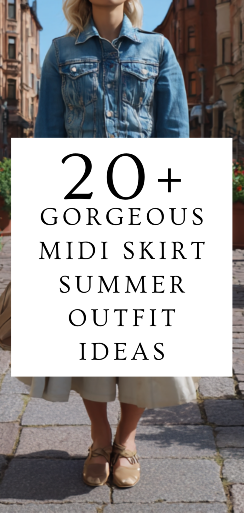 15 Midi Skirt Summer Outfit Ideas (Style Made Easy & Chic)