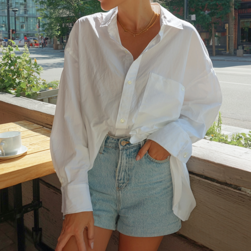 How to Style Oversized Shirts for Summer (Without Looking Like You Borrowed It and Got Lost)
