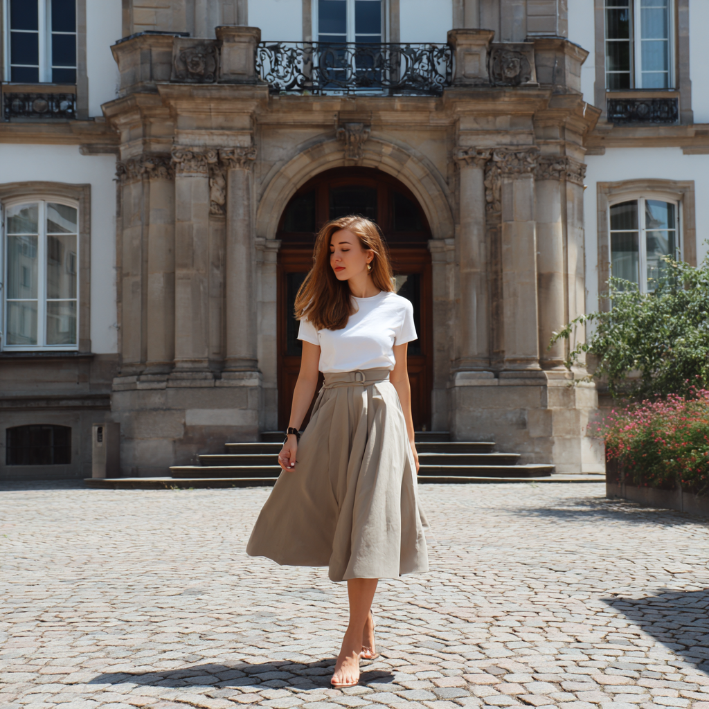 Midi Skirt Summer Outfit Ideas