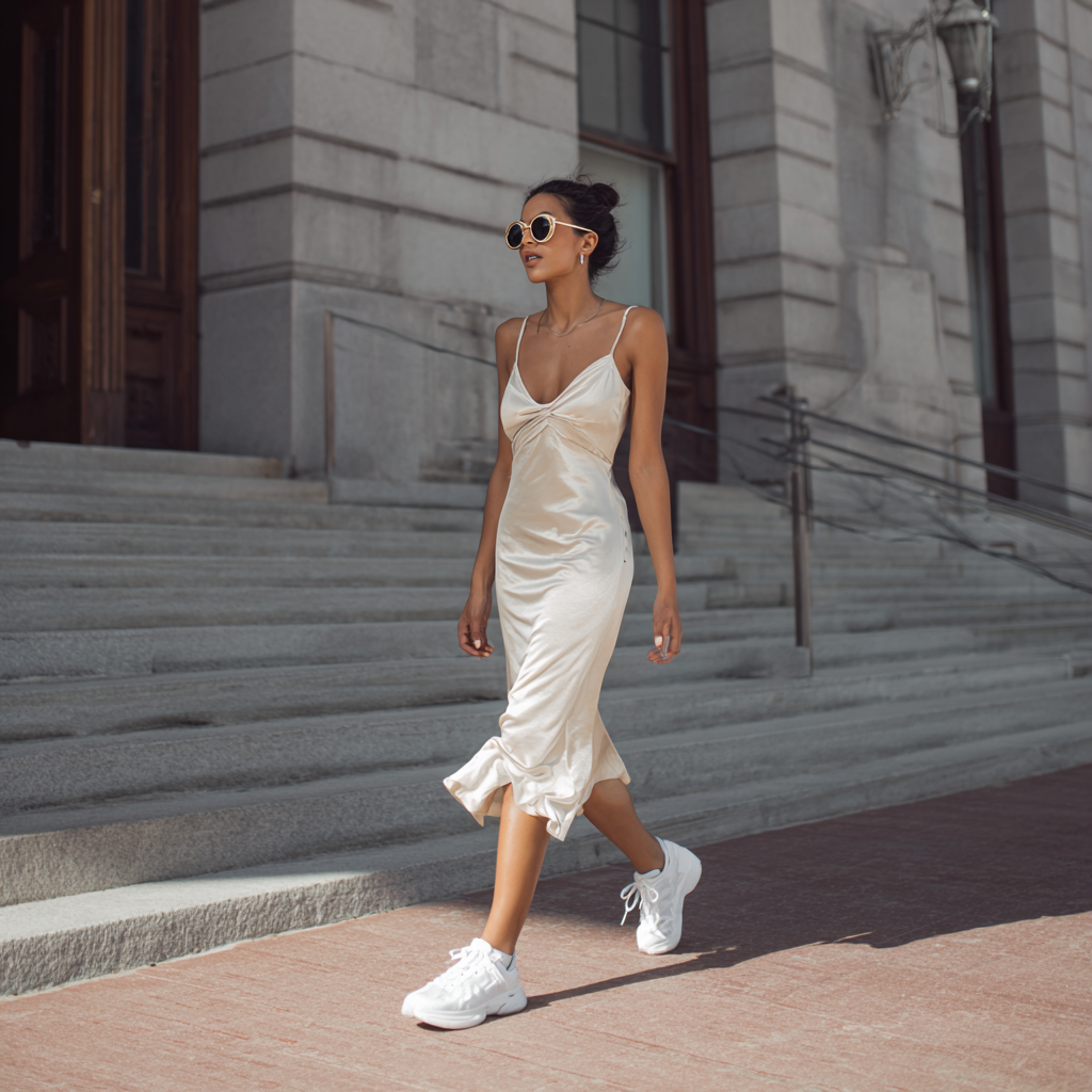 Summer Style Slip Dress Outfit Ideas