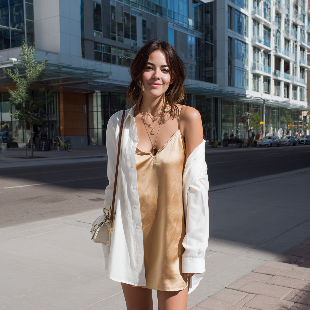 Summer Style Slip Dress Outfit Ideas