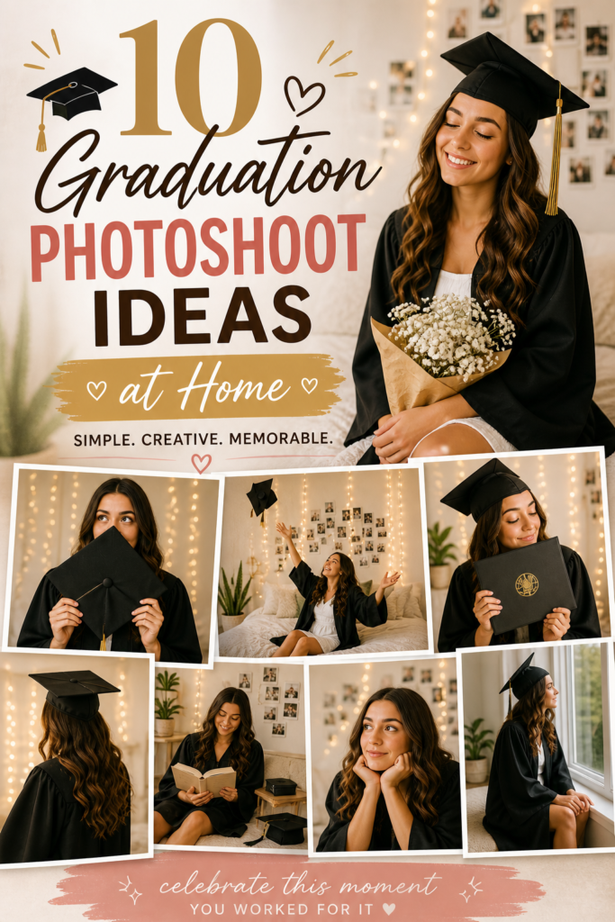 10 Graduation Photoshoot Ideas at Home (Simple, Aesthetic & IG-Worthy)