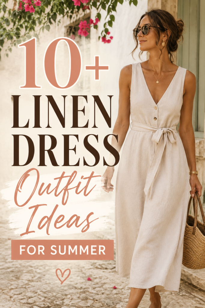 10+ Linen Dress Outfit Ideas for Summer