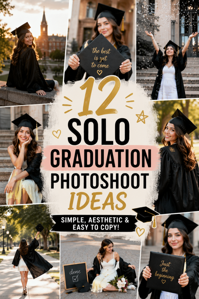 12 Solo Graduation Photoshoot Ideas
