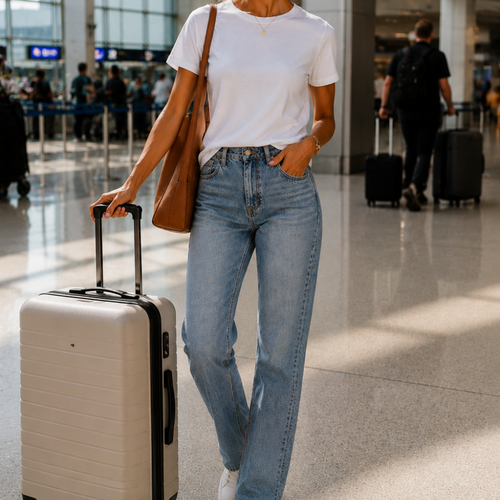 14 Airport Outfit Ideas for Summer Travel (Simply Chic & Comfortable)
