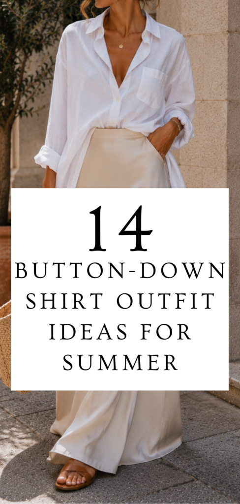 14 Button-Down Shirt Outfit Ideas for Summer (Simple & Chic Looks You’ll Wear on Repeat)