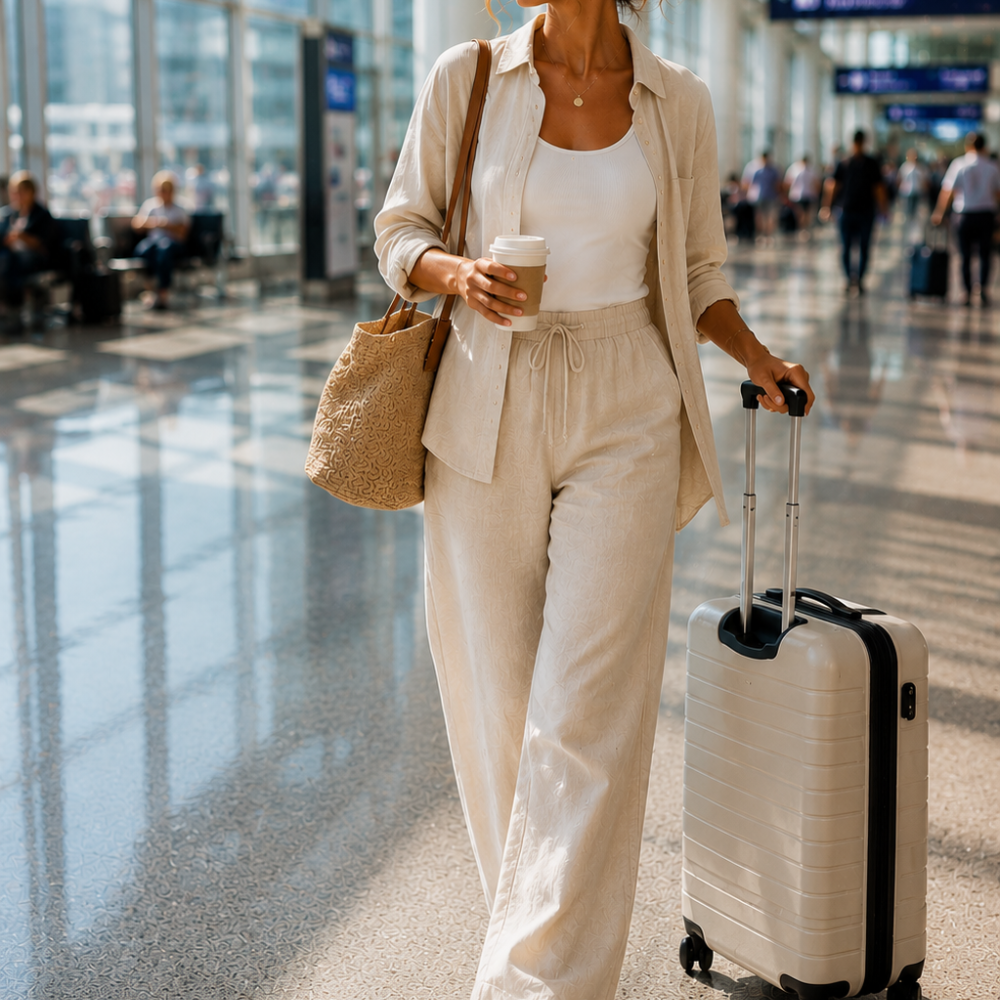 14 Airport Outfit Ideas for Summer Travel (Simply Chic & Comfortable)
