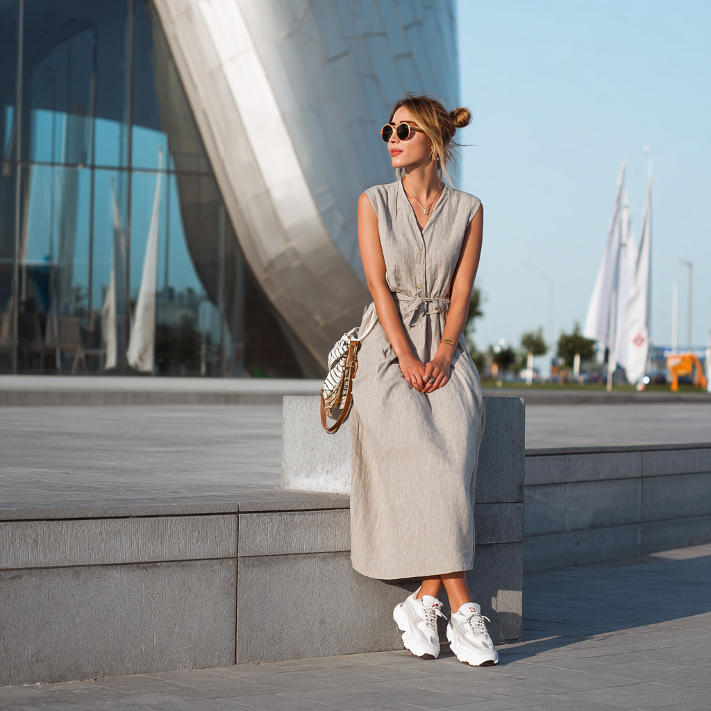 Linen Dress Outfit Ideas for Summer