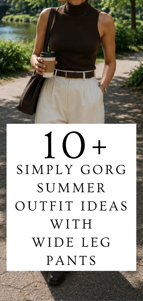 12 Summer Outfit Ideas with Wide Leg Pants (Chic, Breezy & Effortlessly Stylish)