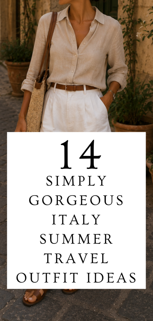 14 Italy Summer Travel Outfit Ideas (Chic, Timeless & Effortlessly Elegant)