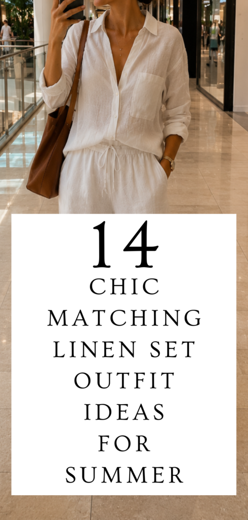 14 Matching Linen Set Outfit Ideas for Summer (Chic, Simple & Effortlessly Put Together)