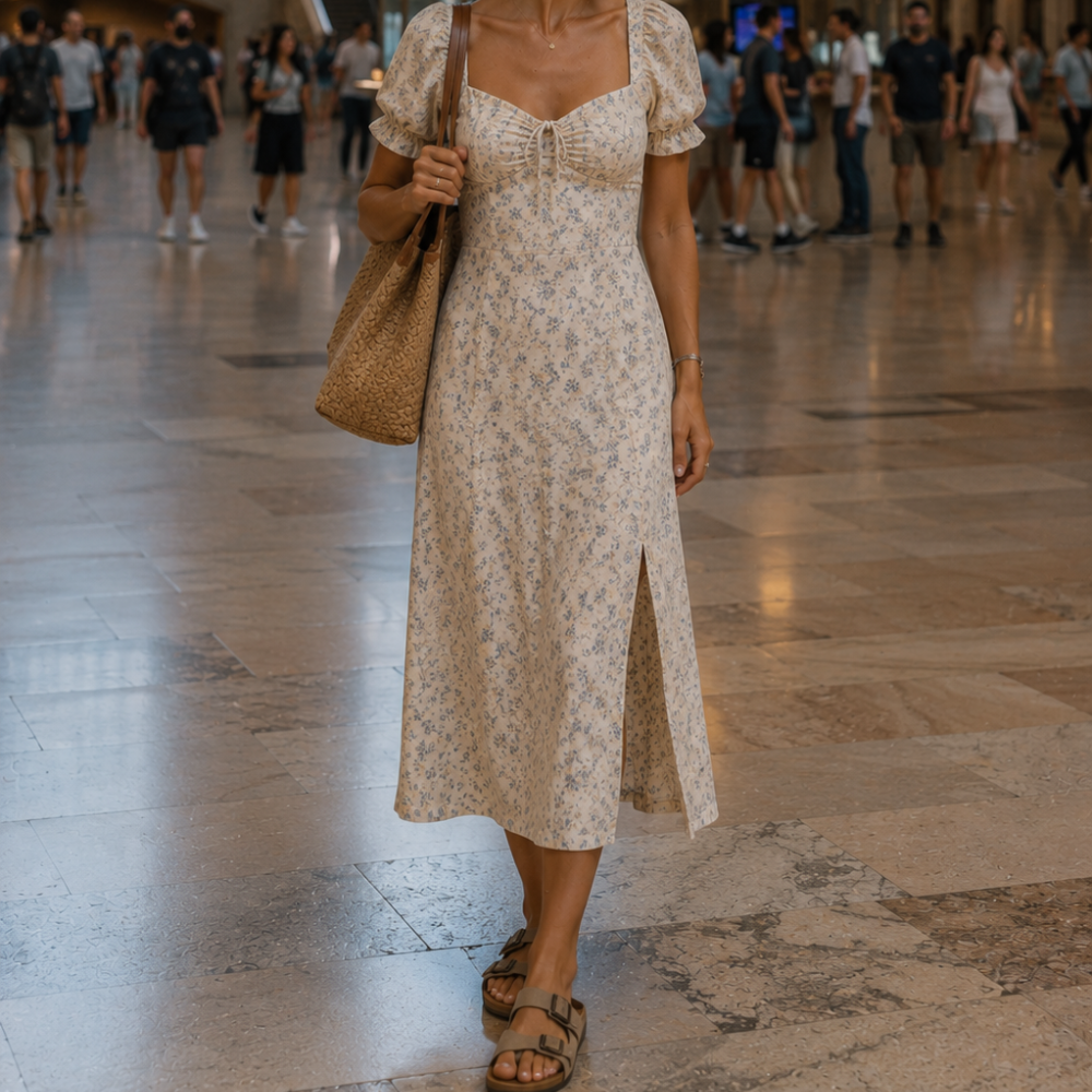 14 Birkenstock Outfit Ideas with Dresses for Summer (Simple, Chic & Effortlessly Comfortable ☀️🤎)