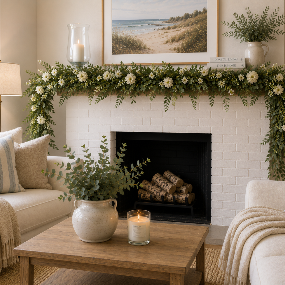 Summer Mantel Garland Ideas