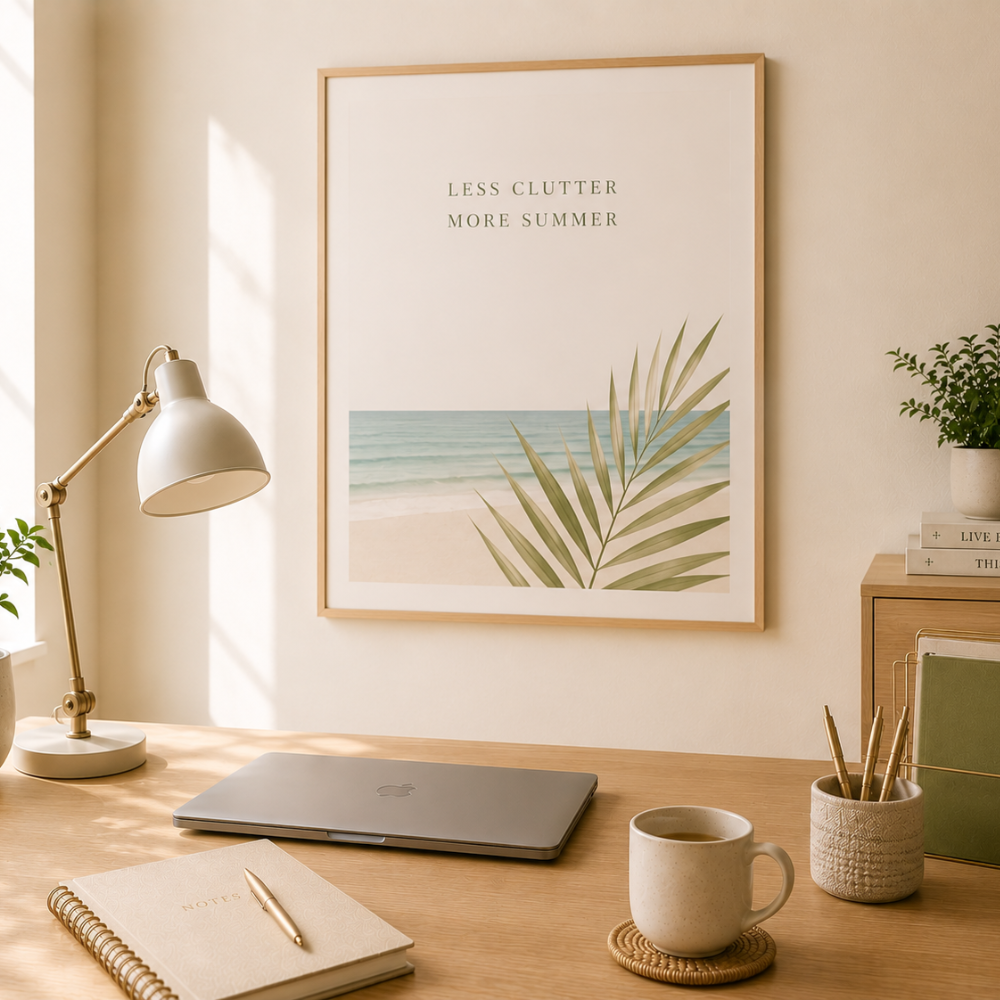 10+ Summer Work Office Decor Ideas (Simple, Bright & Productivity-Boosting)