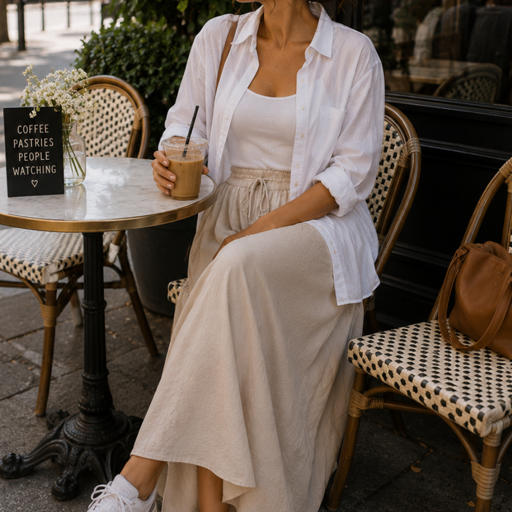 14 Chic White Button-Down Summer Outfit Ideas for Japan Travel