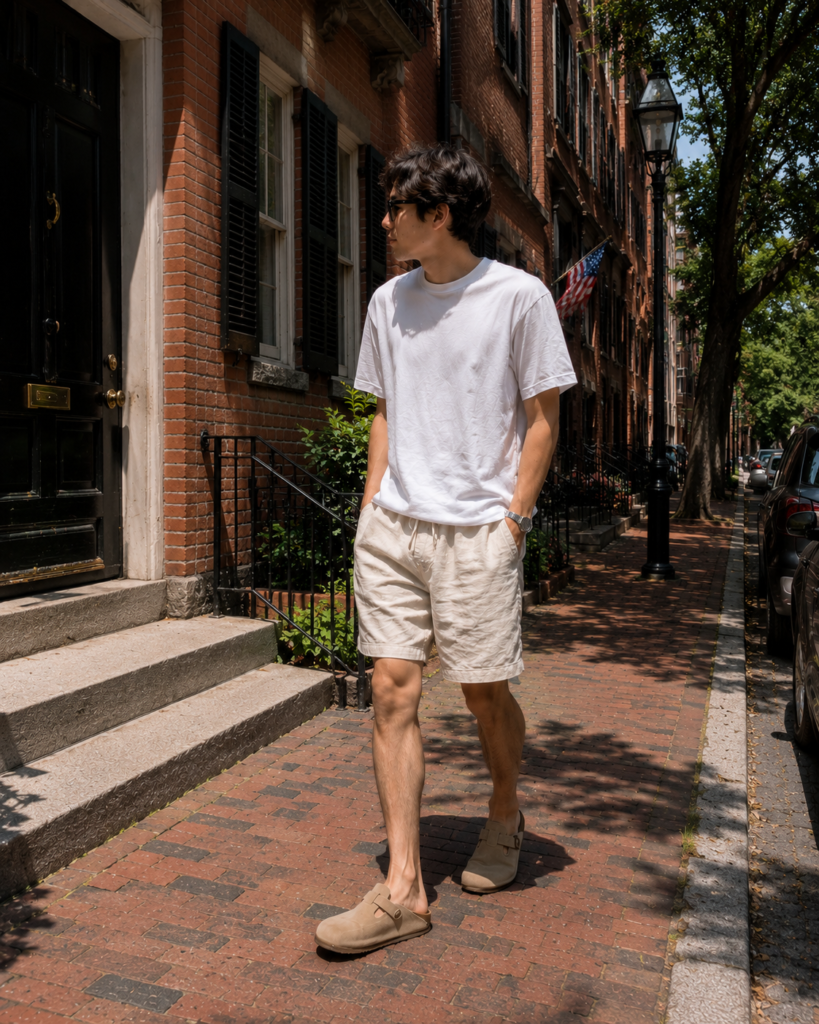 Birkenstock Clogs Outfit Ideas for Men This Summer