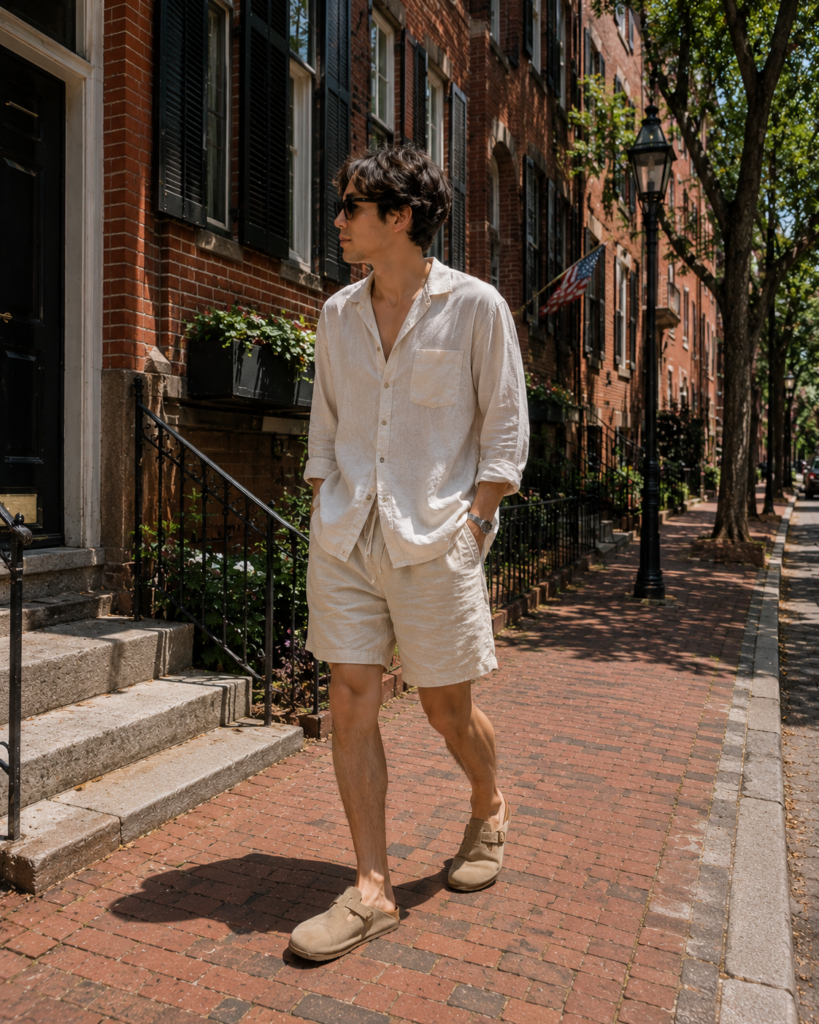 Birkenstock Clogs Outfit Ideas for Men This Summer