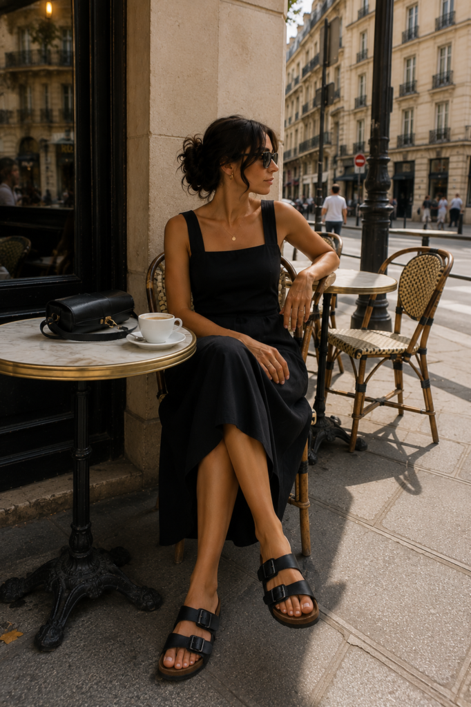 Birkenstock Outfit Ideas with Dresses for Summer