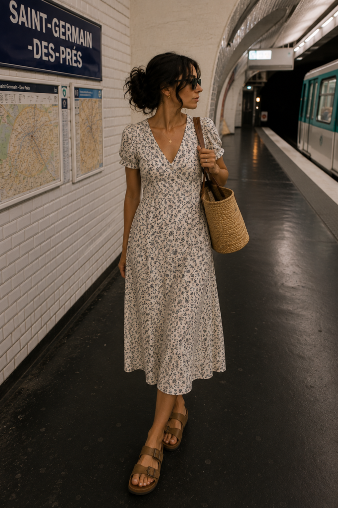 Birkenstock Outfit Ideas with Dresses for Summer