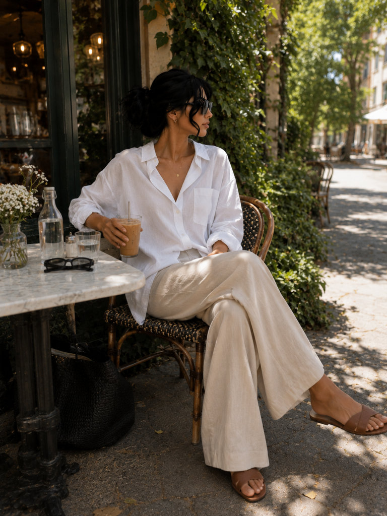 12 Summer Outfit Ideas with Wide Leg Pants (Chic, Breezy & Effortlessly Stylish)