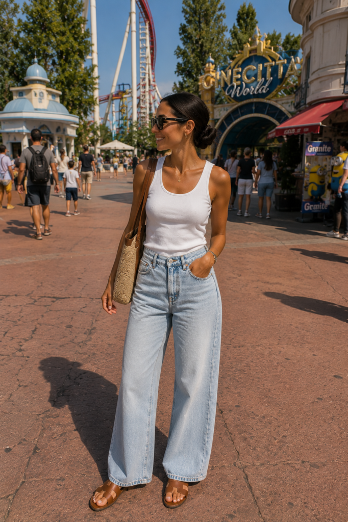 14 Wide Leg Jeans Summer Outfit Ideas (Chic, Comfortable & Easy to Copy