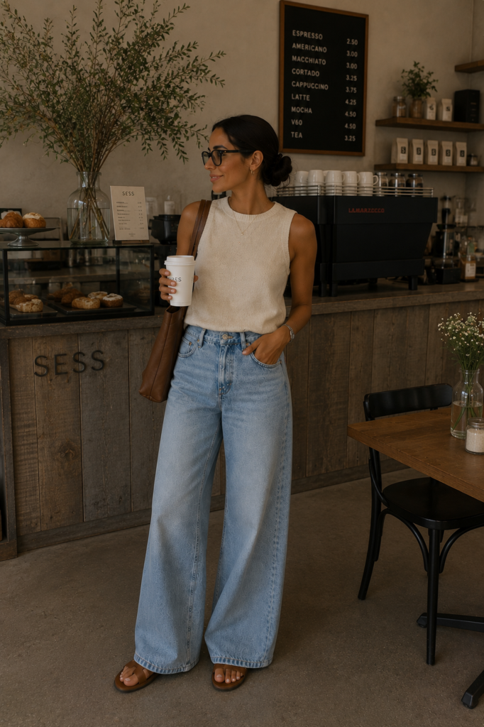 14 Wide Leg Jeans Summer Outfit Ideas (Chic, Comfortable & Easy to Copy