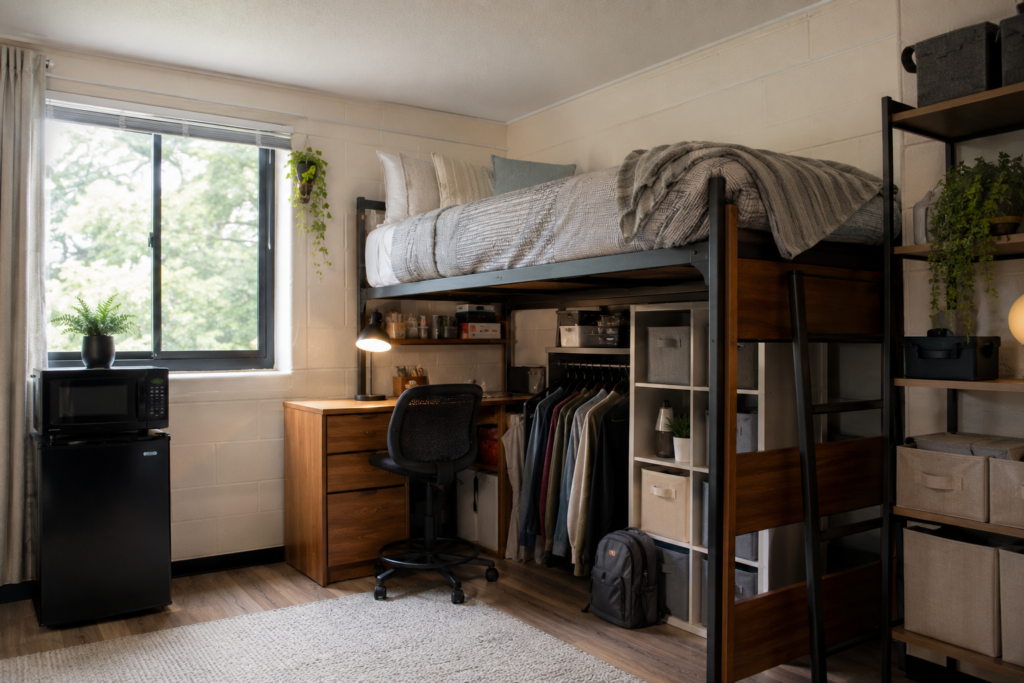 15 Small Dorm Room Organization Ideas (Simple Space-Saving Hacks That Actually Work) 🛏️
