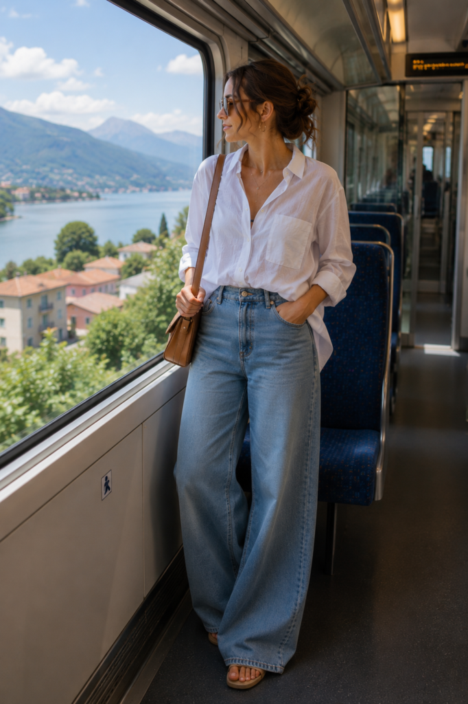 14 Chic White Button-Down Summer Outfit Ideas for Japan Travel 