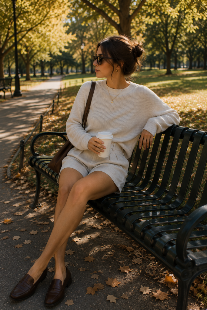 14 Early Fall Outfit Ideas for Warm Weather You'll Want to Wear on Repeat 🍂
