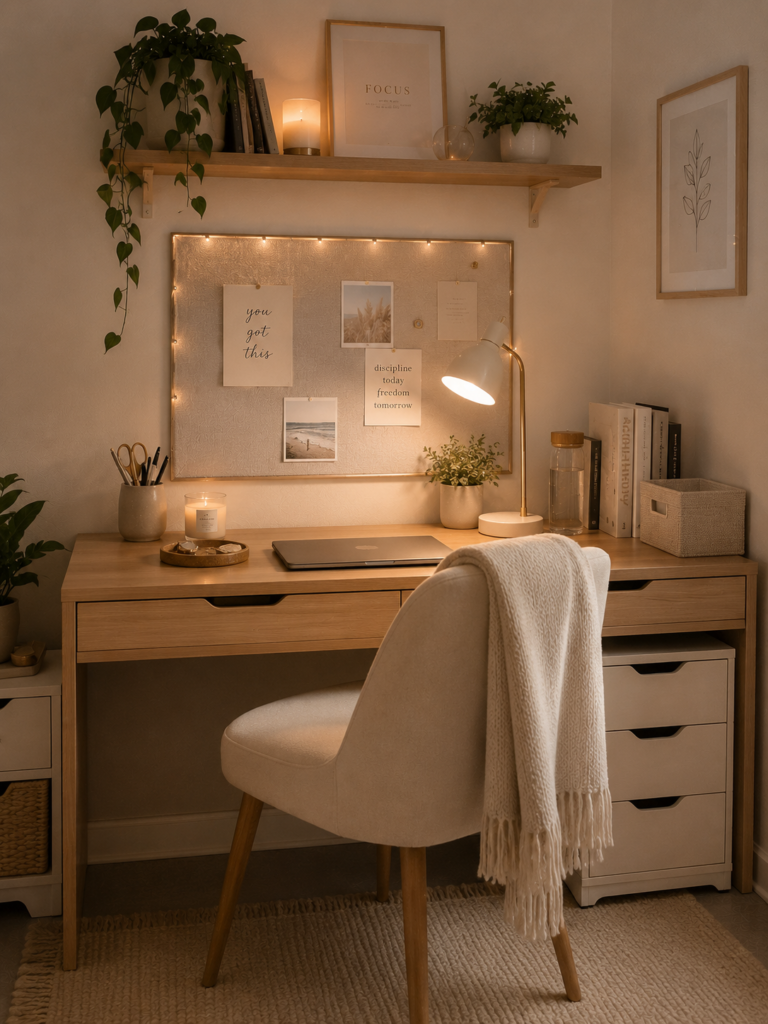 Aesthetic Study Desk Setup Ideas