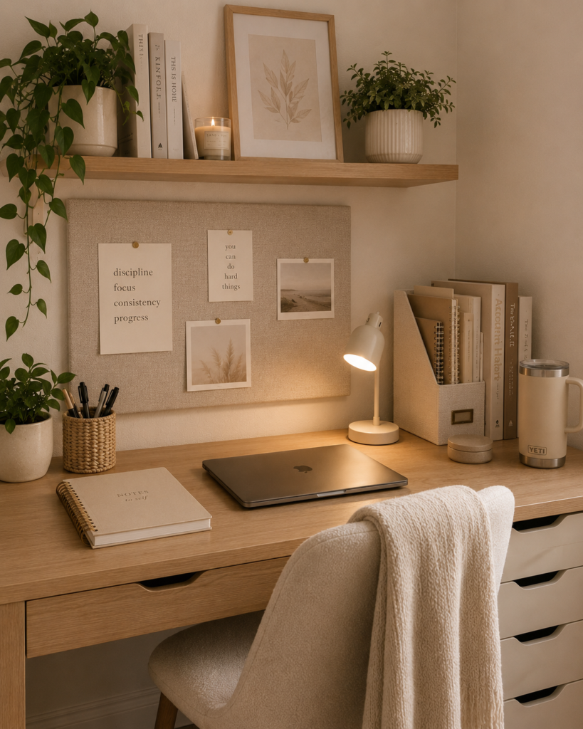 Aesthetic Study Desk Setup Ideas