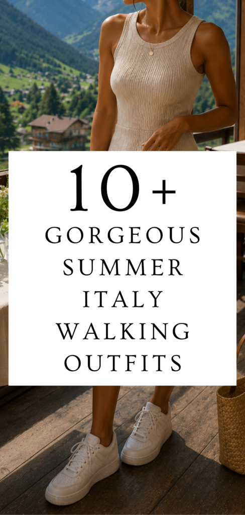 Italy Summer Walking Outfits