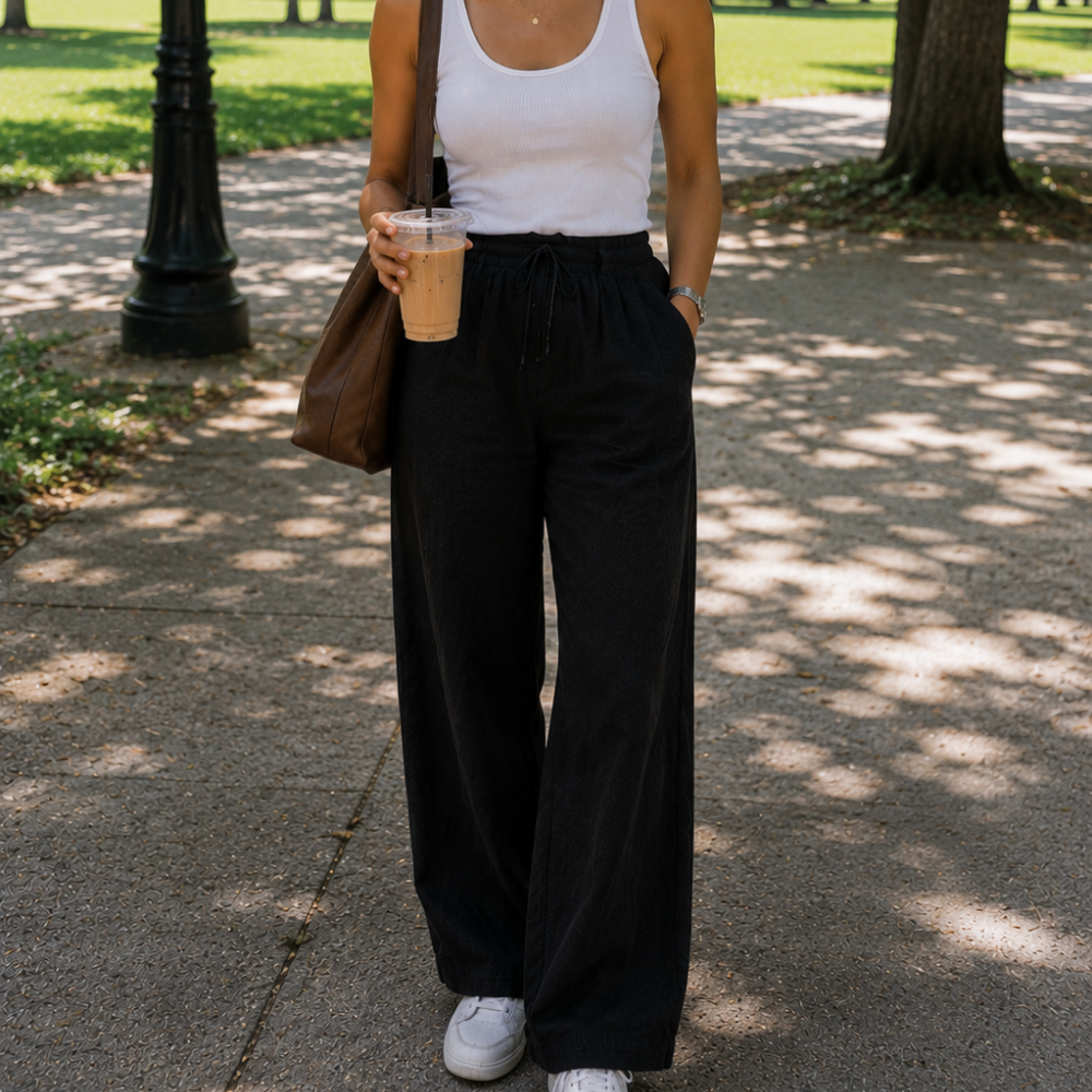 10+ Chic Linen Pants With Sneakers Outfit Ideas You’ll Want to Wear All Summer