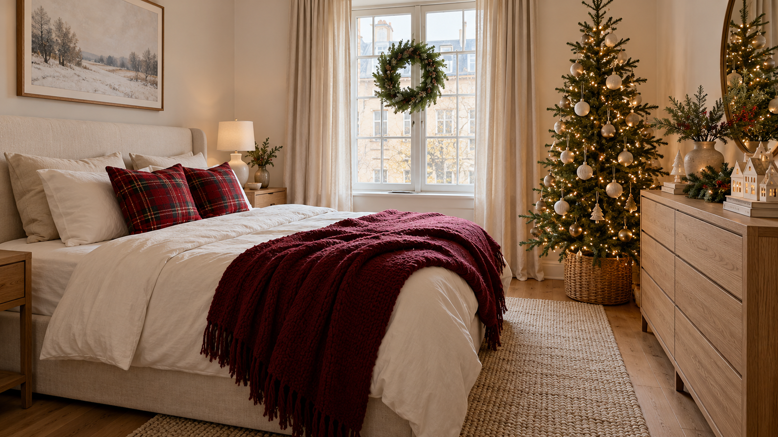 5 Cozy Christmas Bedroom Decor Ideas That Still Feel Calm at Bedtime