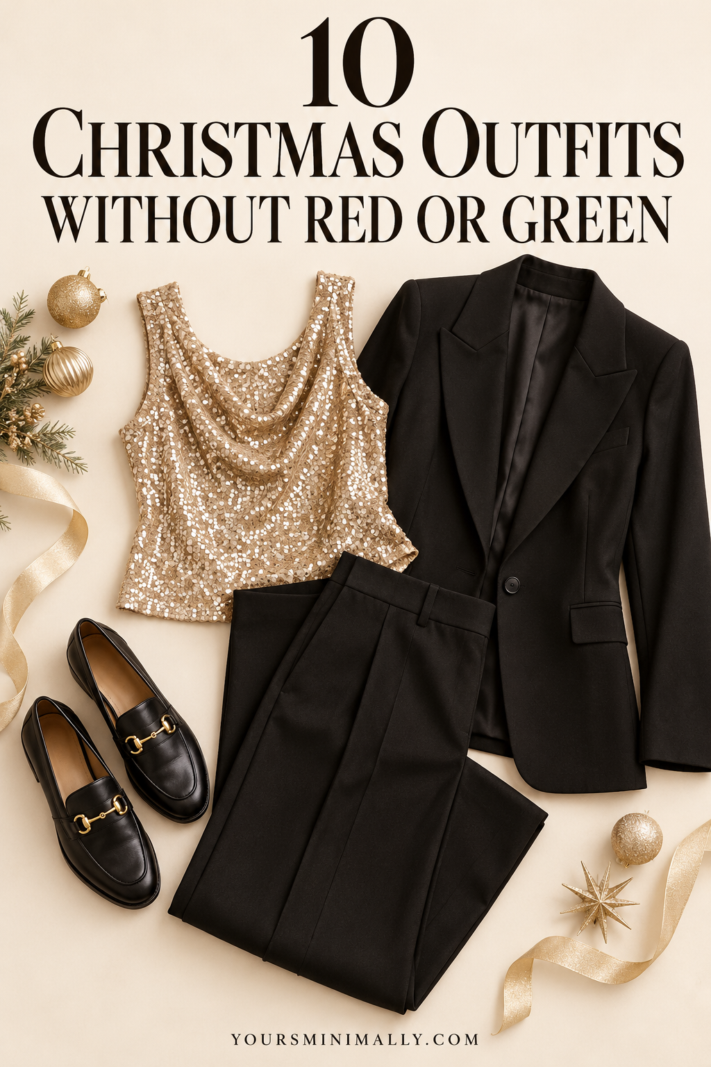 10 Christmas outfits without red or green pin