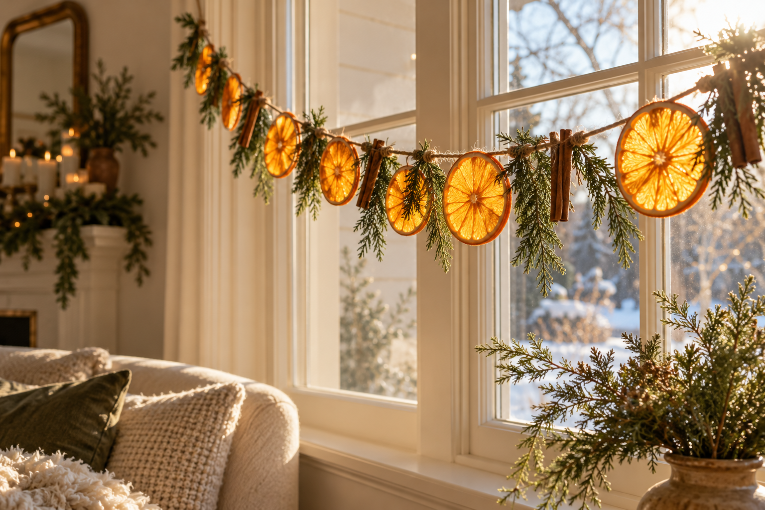 10 Dried Orange Christmas Decorations That Make Your Home Glow