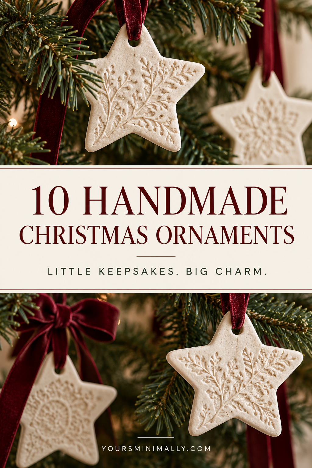 10 Handmade Christmas Ornaments You’ll Actually Want to Keep Pinterest pin
