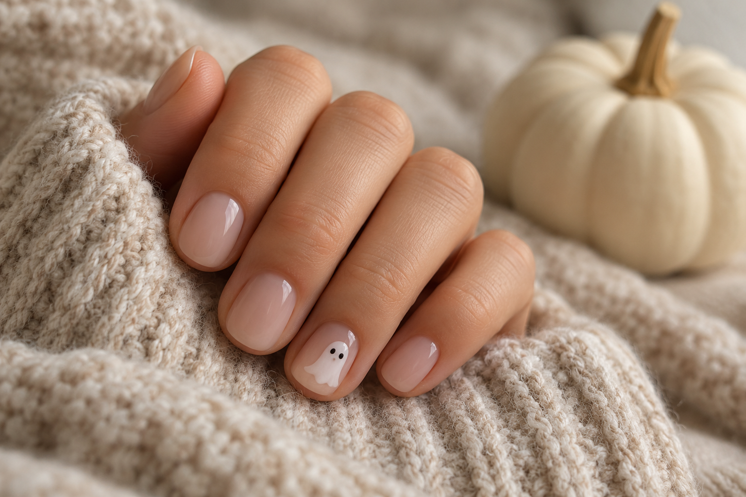 8 Minimalist Halloween Nail Ideas That Look Chic on Short Nails