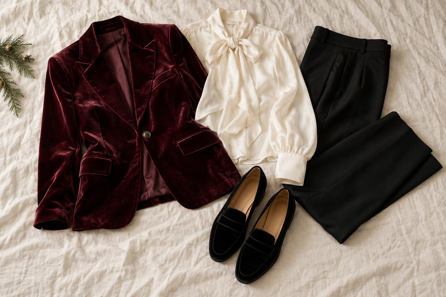 10 Velvet Christmas Outfits That Bring Just Enough Holiday Drama